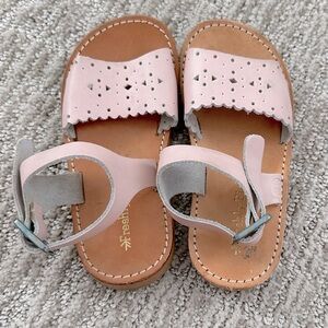 Girls Pink Freshly Picked Sandals - Sz 7